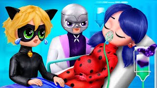 Miraculous Ladybug: Hawk Moth's Tricks / 32 LOL OMG DIYs