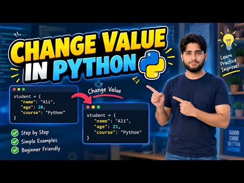 How to Change Dictionary Values in Python | update() Explained