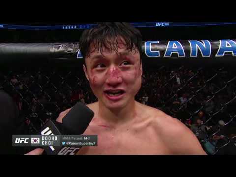 UFC 206: Cub Swanson and Dooho Choi Octagon Interview