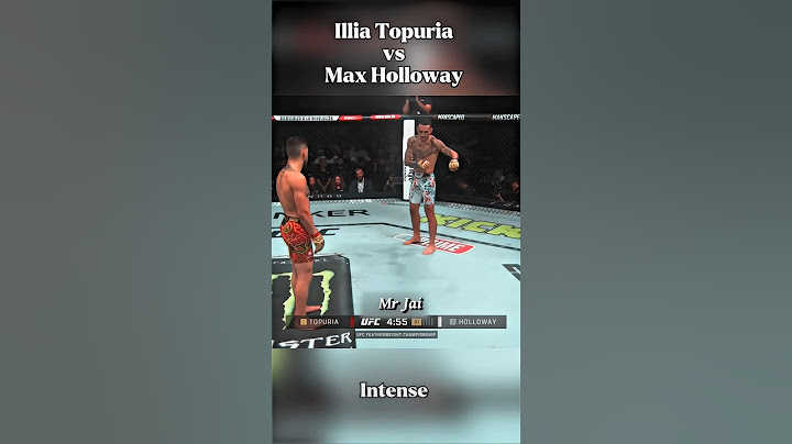 ilia Topuria vs Max Holloway 🫨🔥 #ufc