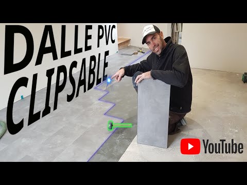 Dalle pvc clipsable