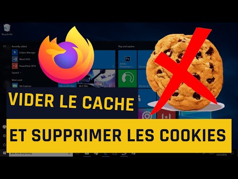 Comment vider le cache et supprimer les cookies dans Firefox sur Windows 10