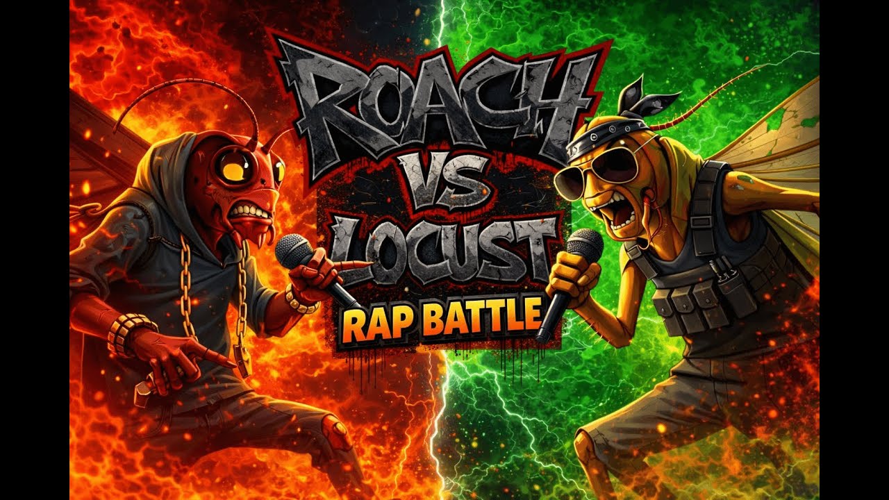 Cockroach vs Locust : RAP BATTLE 
