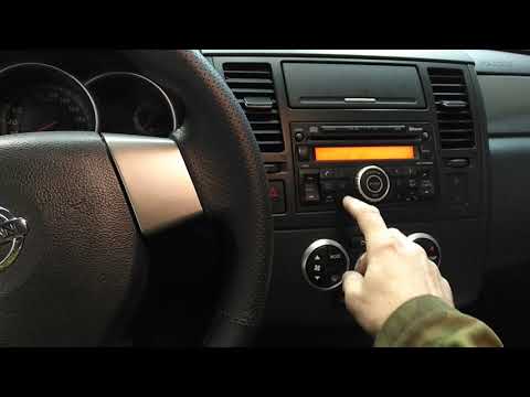 Разблокировка  магнитолы Nissan Tiida