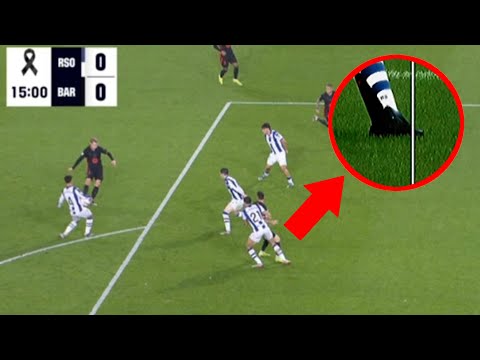 بالدليل كشف صحة هدف برشلونة الملغي ضد ريال سوسيداد هدف ليفاندوفسكي الملغي   