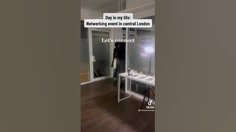 Networking event in central London