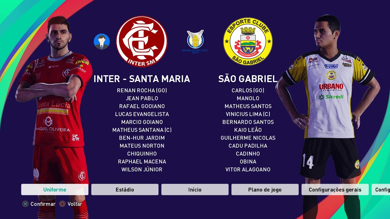 Inter SM x São Gabriel GAUCHÃO SERIE A2 8ª Rodada - YouTube