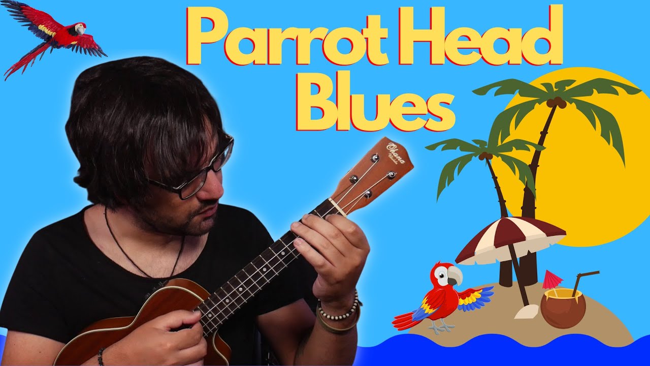 Learn 2 Blues Ukulele Solos Over a Jimmy Buffet Style Jam Track