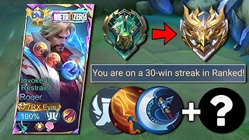 GLOBAL ROGER NEW META BUILD THIS NEW SEASON TO RANK UP FASTER!! (AUTO WINSTREAK) | MLBB