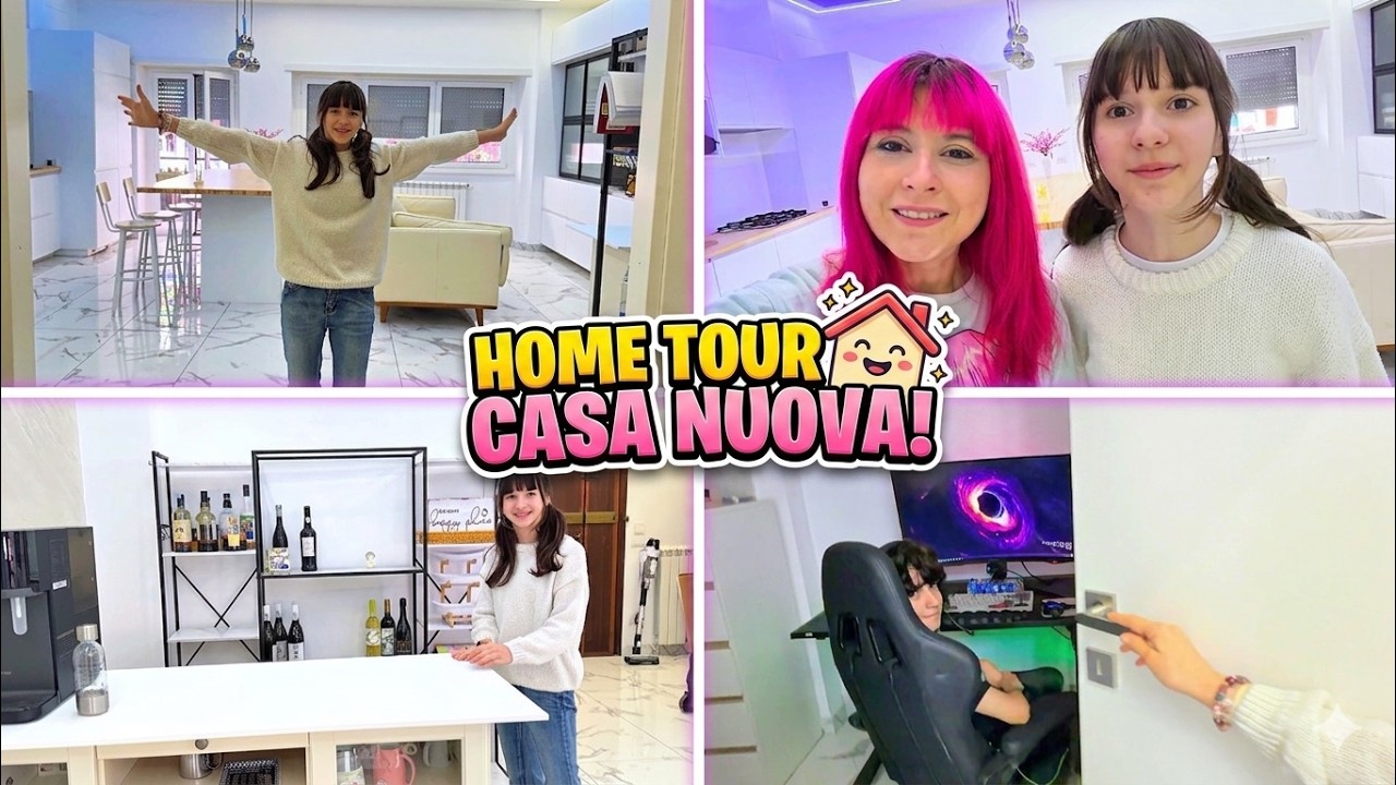 Finalmente il TOUR della nostra NUOVA CASA a ROMA! 🏠 - YouTube