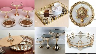 Tray Making With Pearls & Stone | Superb Home decor Ideas |Handmade Crafts ‎@ZardosiTutorial