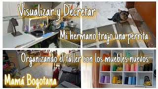 Creo en Visualizar y Decretar🥰Listos mis muebles para mi taller de costura🧵 Mamá Bogotana