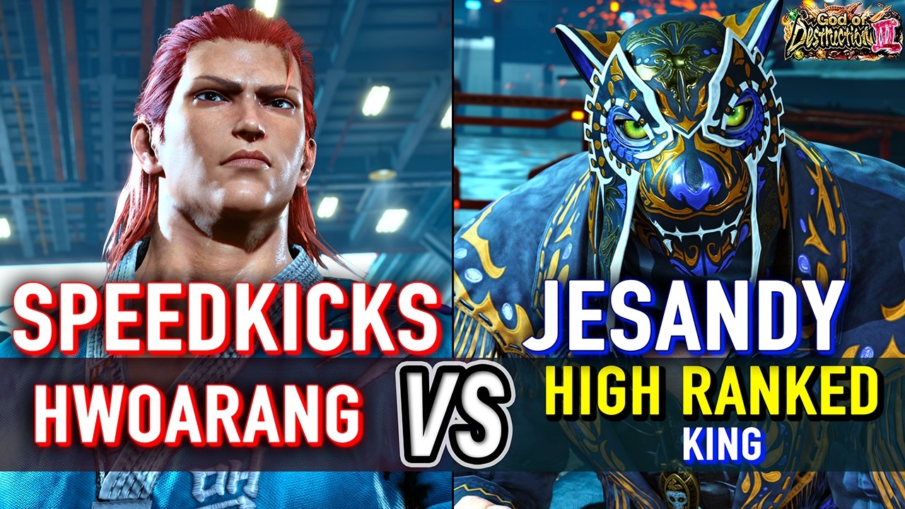 T8 🔥 SPEEDKICKS (Hwoarang) vs JESANDY (King) 🔥 Tekken 8 High Level Gameplay
