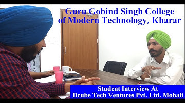 GGSCMT Kharar - Dcube Technologies Mohali | PHP Technical Interview