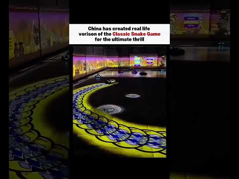 China Turns Classic Snake Game Into Real Life Adventure 🐍 The Ultimate Thrill Ride! 🔥