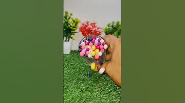 Satisfying Reverse Breads ASMR || Colouring Balls Reverse Video #asmr #satisfying #reverse