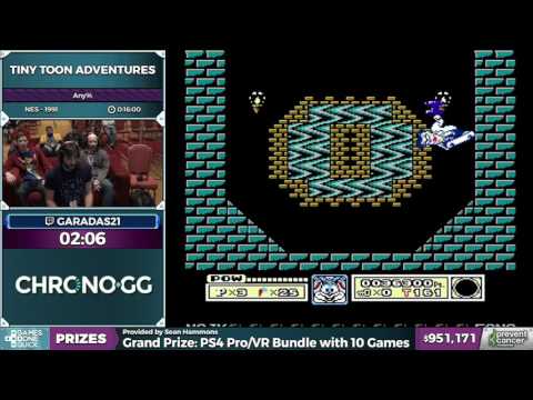 Tiny Toon Adventures by garadas21 in 13:35 - Awesome Games Done Quick 2017 - Part 162