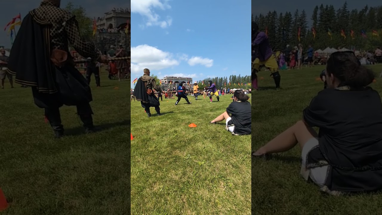 Jack vs Adam. Cook's Creek Medieval Festival, 2024