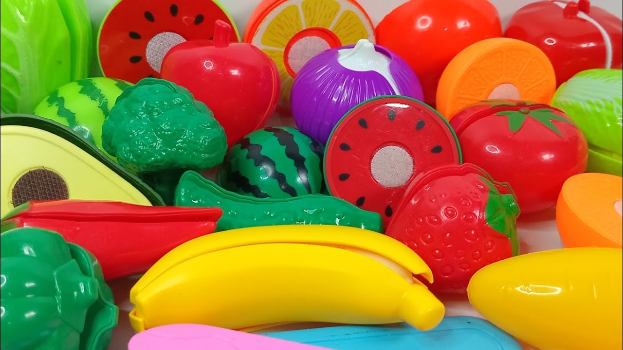 果物と野菜切りASMR｜無言で楽しむ心地いいPlastic Cutting Sounds