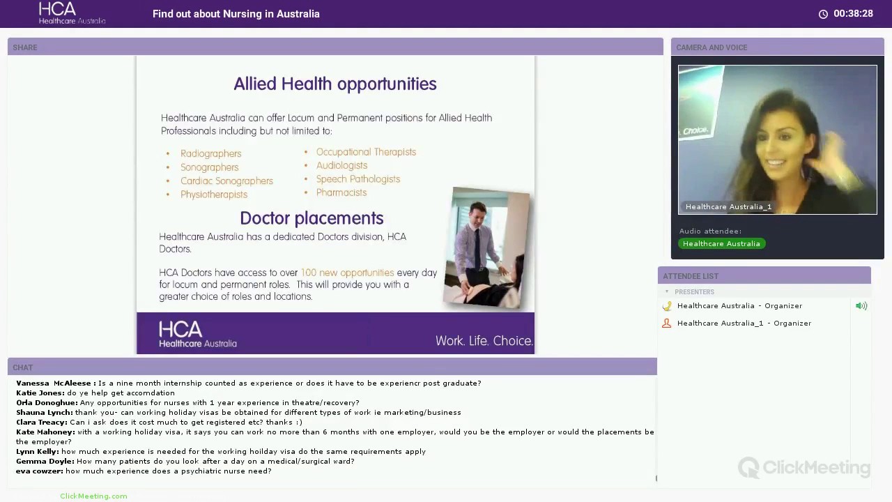 Webinar about working in Australia with Terrie McEvoy