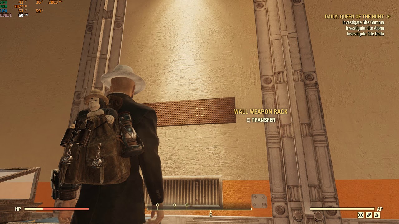 Fallout 76 2021 03 16 PTS weapons display bug