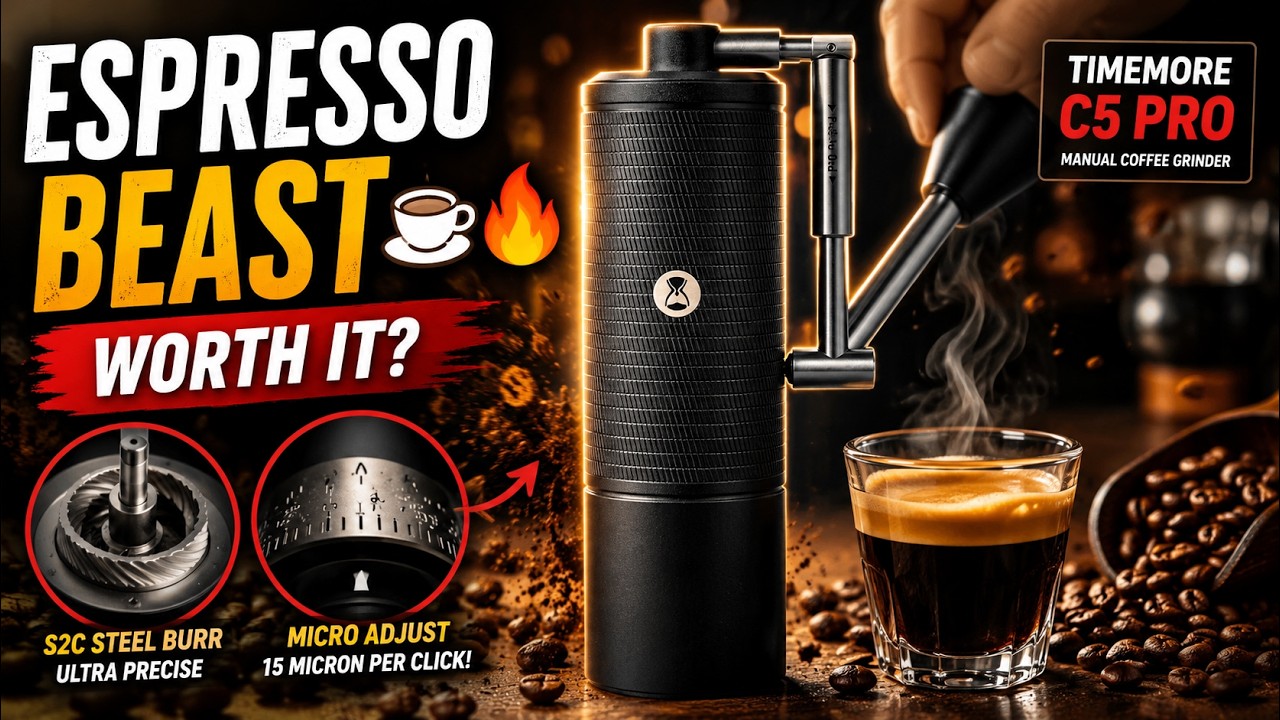 TIMEMORE C5 PRO Espresso Manual Coffee Grinder | Espresso Hand