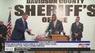 New drug task force announced in Davidson County; pounds of narcotics seized in multi-agency bust