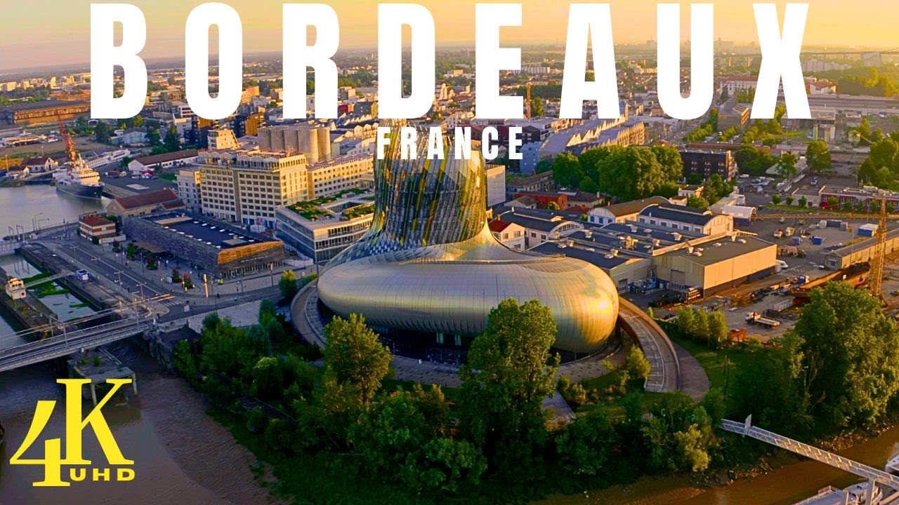 Bordeaux, France 🇫🇷 4K UHD | Aerial Drone Footage