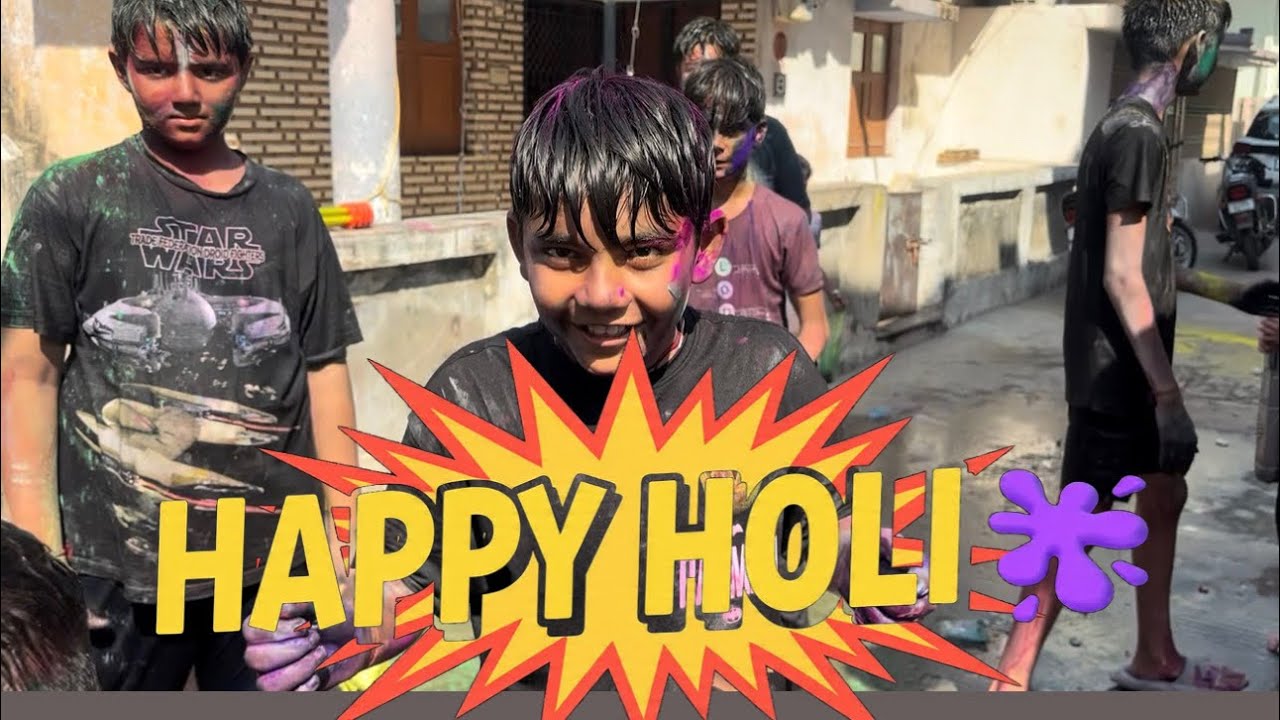 Happy holi 🫟 #vlog #viral #trending #happyholi #viralvideo 
