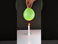 Air vs Water Balloon Over Candle 🔥