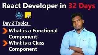 React JS | Day 2 | கற்பது இப்போதே தொடங்குங்கள்! | Become React Developer in 32 Days | Tamil