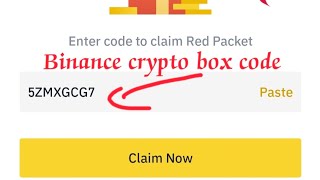 binance crypto box code today  crypto box  watch video earn money online  live stream v 52