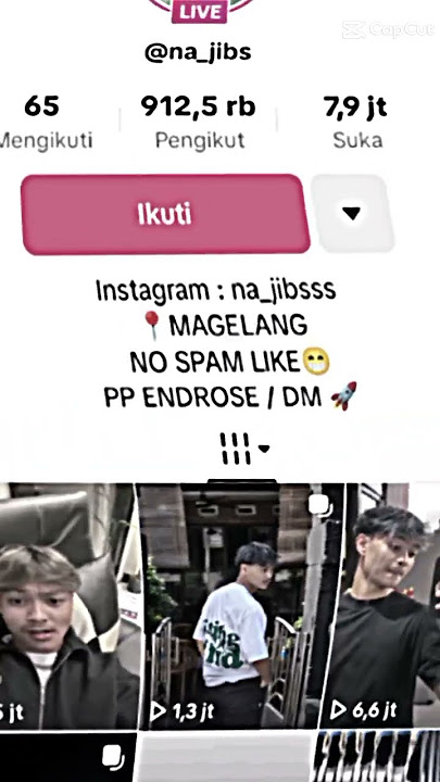 ayoo guys lihat live mas Najib sama rassel 🫶