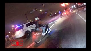 COP TRYS TO STOP GROM AFTER WHEELING PASS HIM