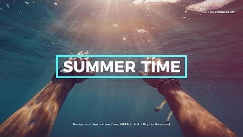 After Effects Template: Summer