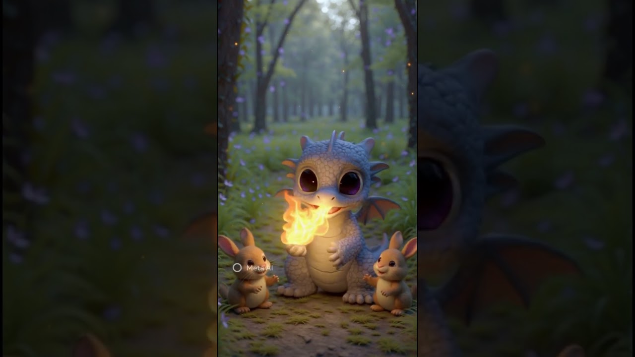 A tiny dragon with a big heart 🐉