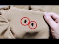 How to fix holes on a jacket in an interesting way