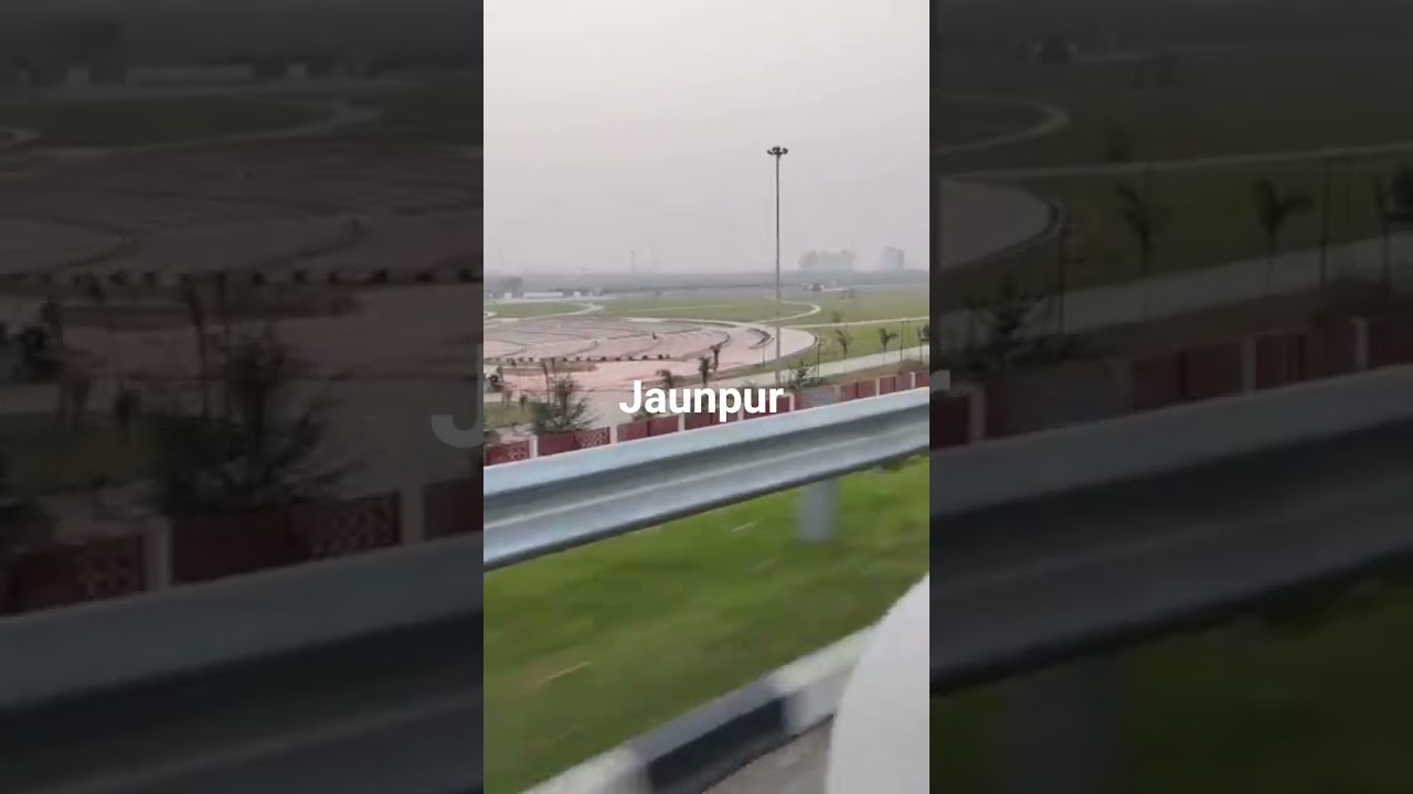 Jaunpur city view contractions building in India