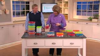 Lock & Lock 6-Piece Multi-Color Nestable Storage Set with Rick Domeier
