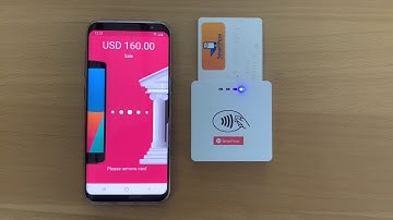 Demo of CR100 using Chip with PIN entry on glass