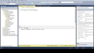 Table creation on SQL Database Server