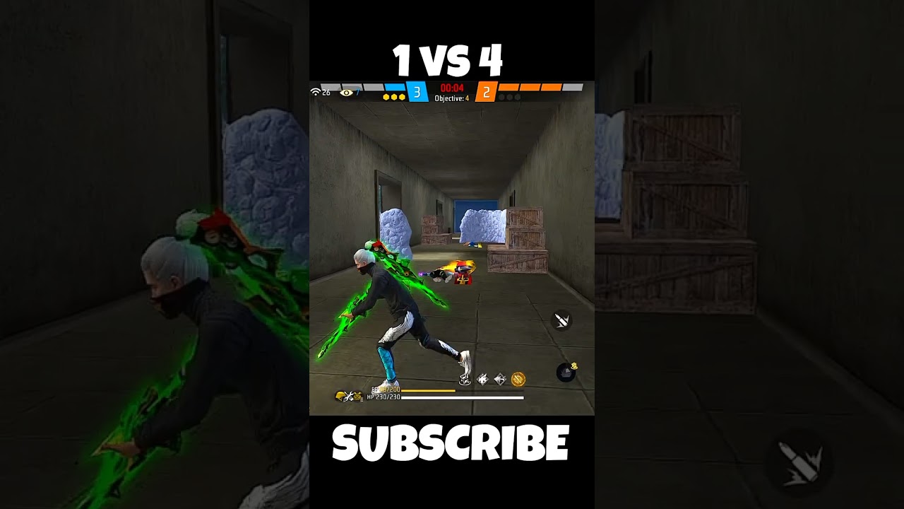 1vs4 Destroyed in Seconds 🔥 AwM 😱 