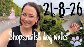 Fridays real life broken nail ,charity shop & dog walks 21 August 2026 #reallife #perimenopause 