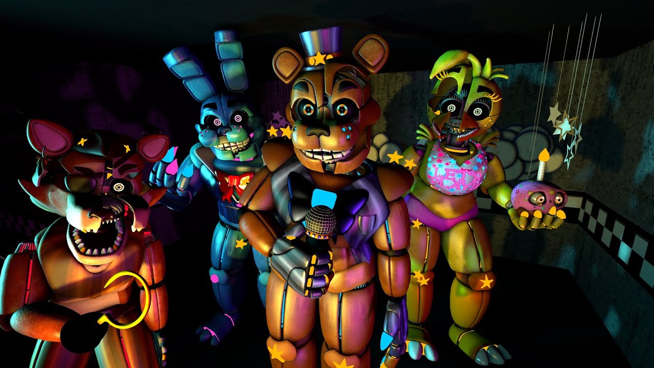 advanced animatronics sing fnaf 1 song