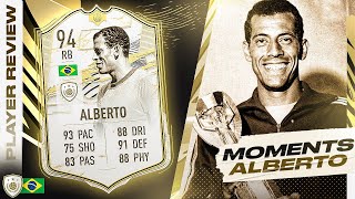 BEST DEFENDER IN FUT 21?!🤩 94 PRIME ICON MOMENTS CARLOS ALBERTO REVIEW!! FIFA 21 Ultimate Team