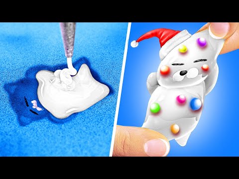 DIY Squishy Cat😻 3D PEN vs HOT GLUE CRAFTS