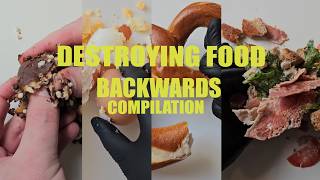 Oddly Satisfying Destruction: FOOD [In Reverse] Compilation #9 ASMR (Relaxing)