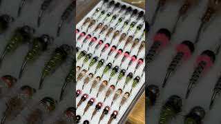Handmade Italian ES nymphs for graylings and trout #flytying