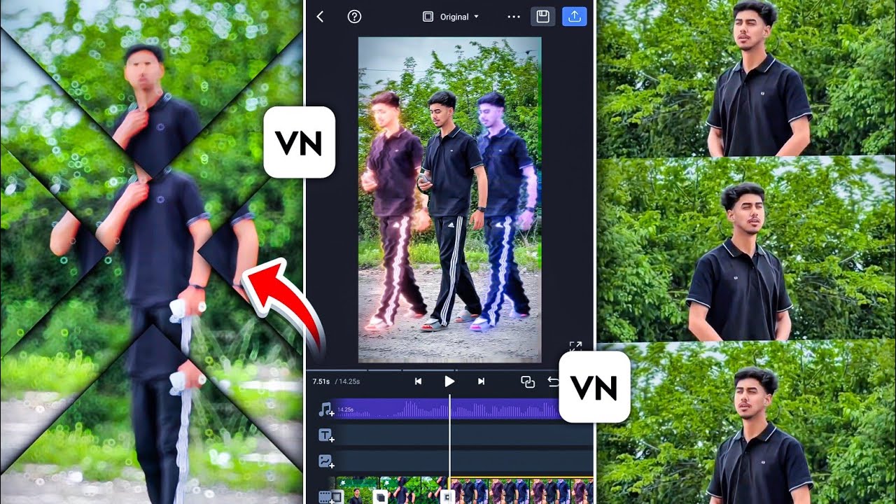 Trending Video Editing In Vn App | Vn App Se Video Kaise Banaye | Vn App Video Editing Tutorial