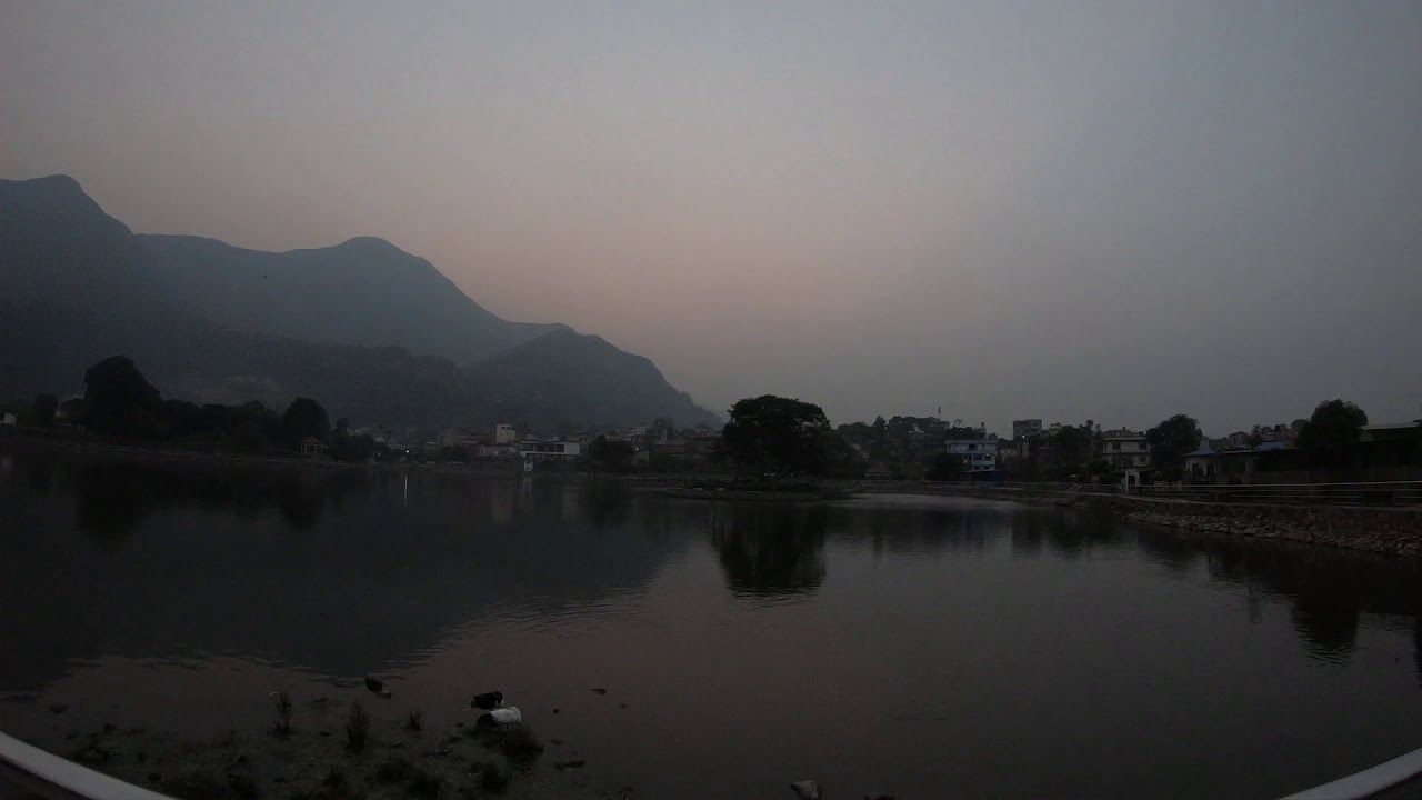 TAUDAHA -The snake lake at golden hour  (time lapse) Chobhar, Kathmandu,Nepal